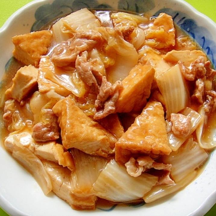厚揚げと白菜 豚肉のとろみ煮 レシピ 作り方 By Mint74 楽天レシピ 厚揚げと白菜 豚肉のとろみ煮 レシピ 作り方 By Mint74 楽天レシピ